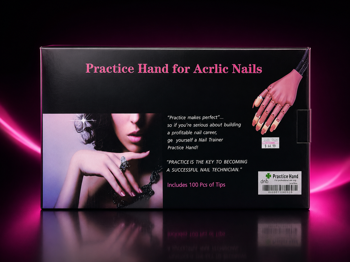 PRACTICE HAND FOR ACRYLIC NAILS