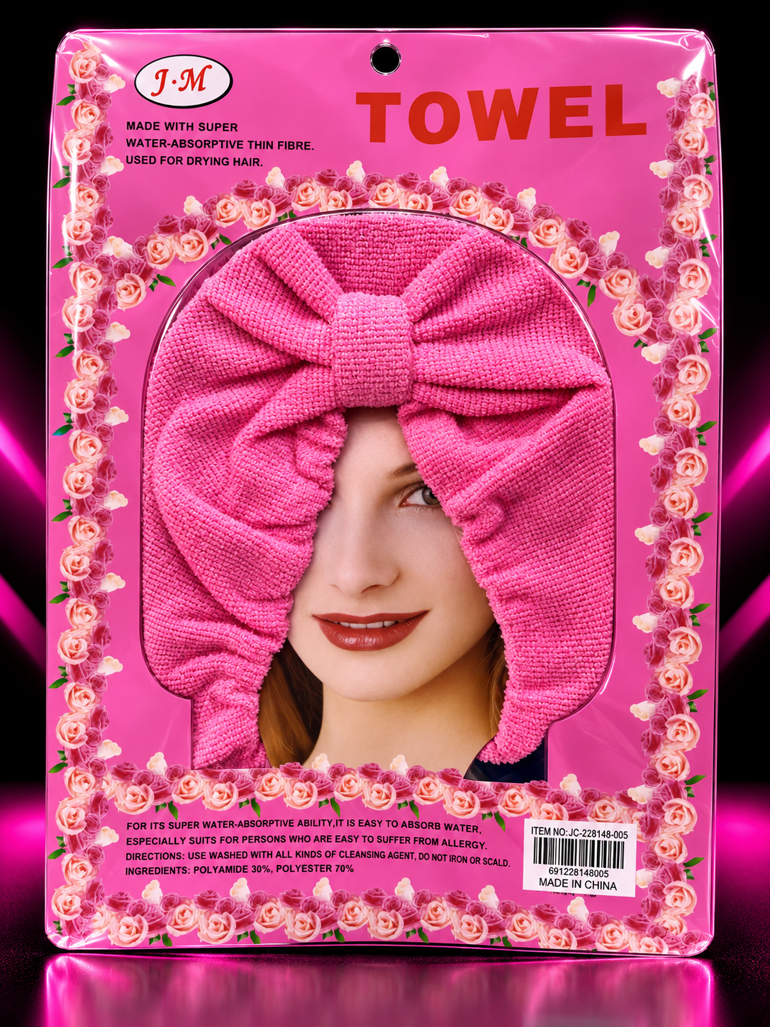J.M TOWEL – TOALLA PARA SECADO DE CABELLO