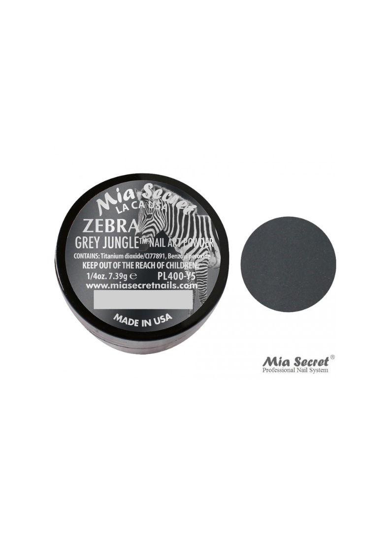 MIA SECRET GREY JUNGLE ZEBRA