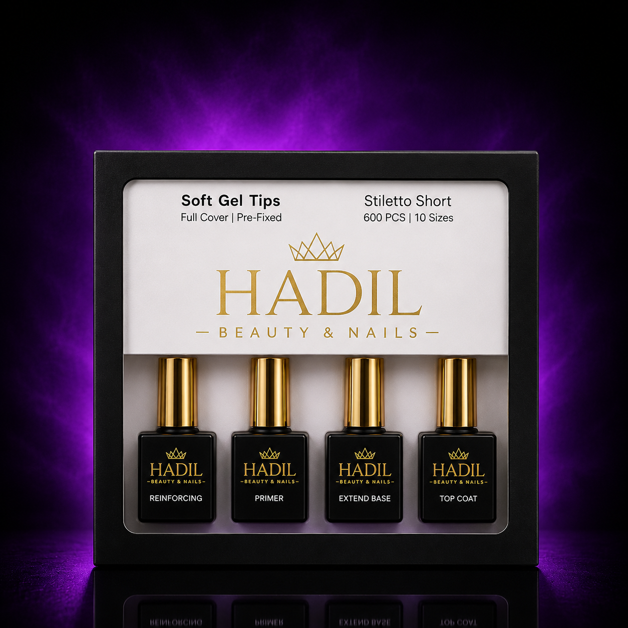 HADIL BEAUTY AND NAILS GEL TIPS KIT