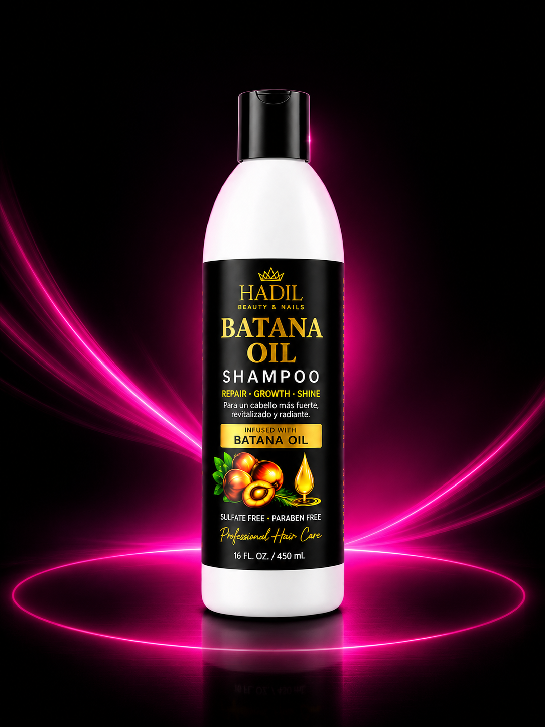 HADIL Beauty & Nails Shampoo Batana Oil