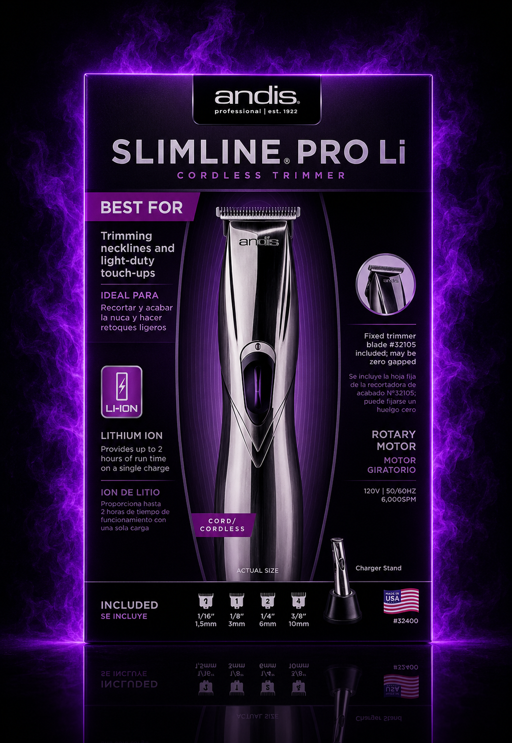ANDIS SLIMLINE PRO LI # 32400