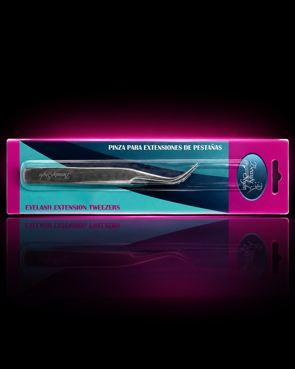 PINZA PROFESIONAL CURVA PARA EXTENSIONES DE PESTAÑAS