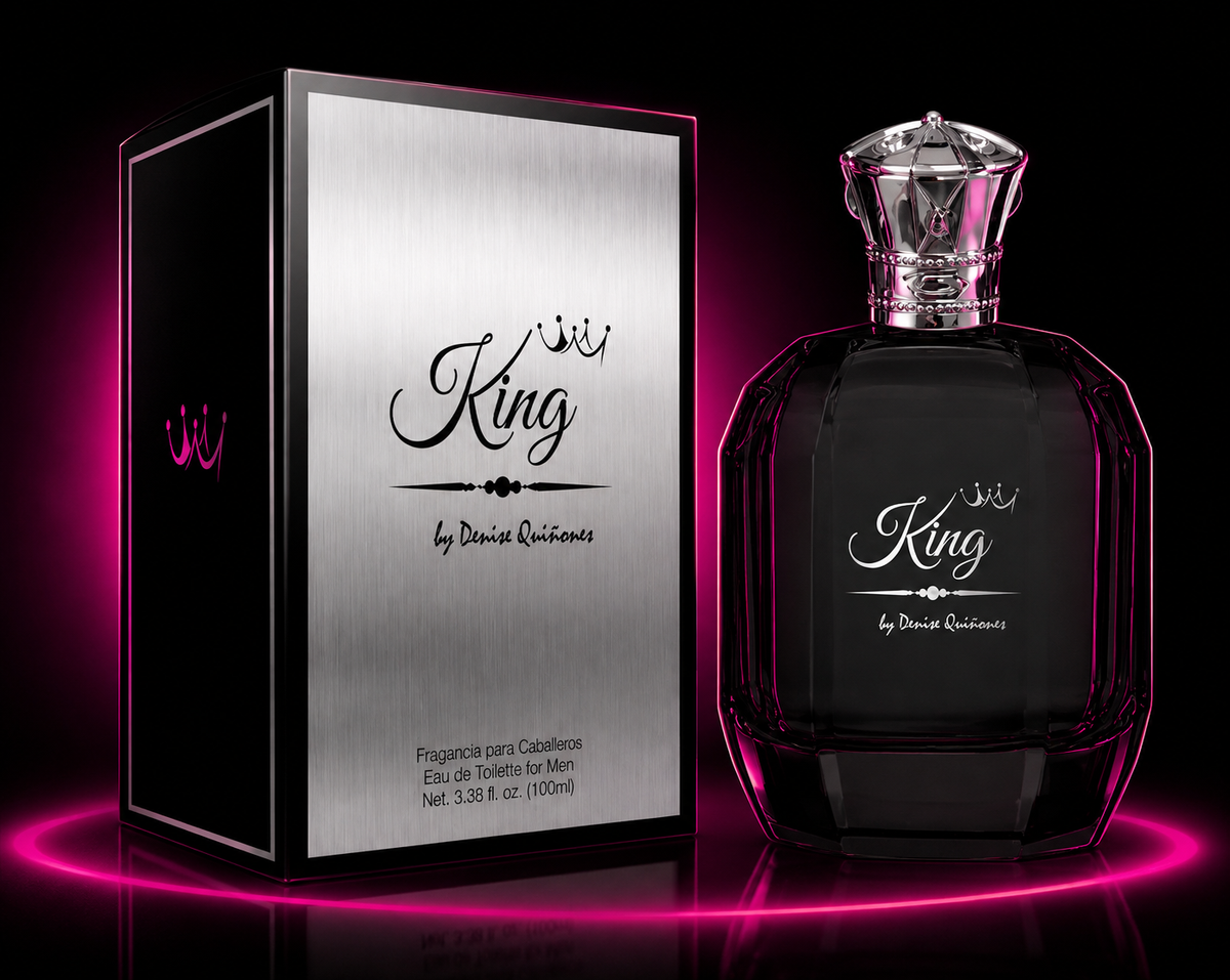 King by Denise Quiñones – Eau de Toilette para Caballeros 3.38 oz / 100 ml