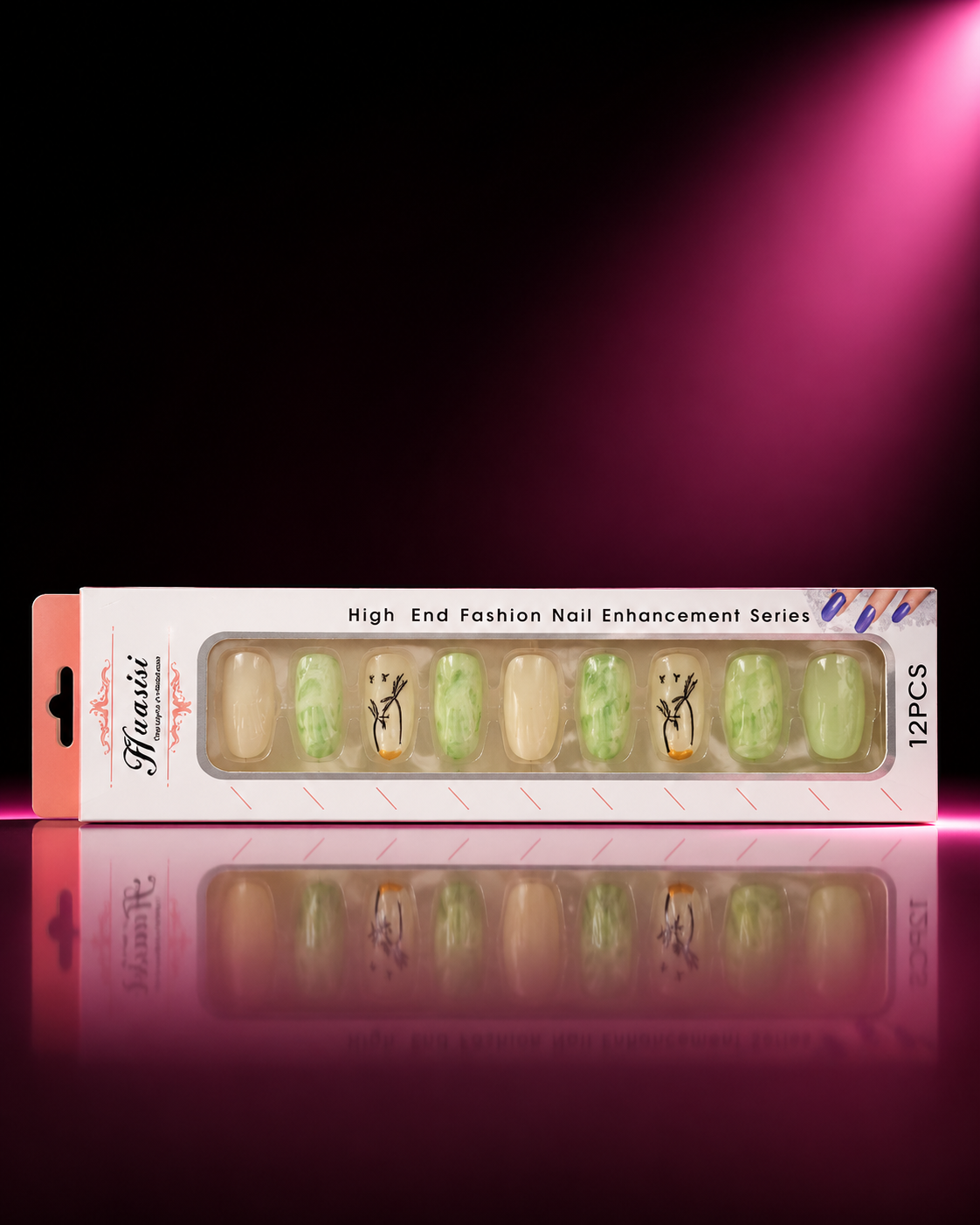 PRESS-ON NAILS 12 PCS