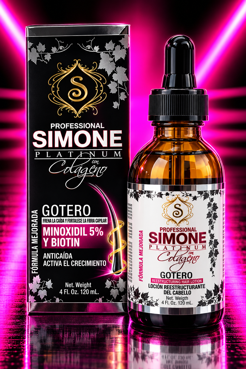SIMONE ANTI-HAIR LOSS DROPS 4oz