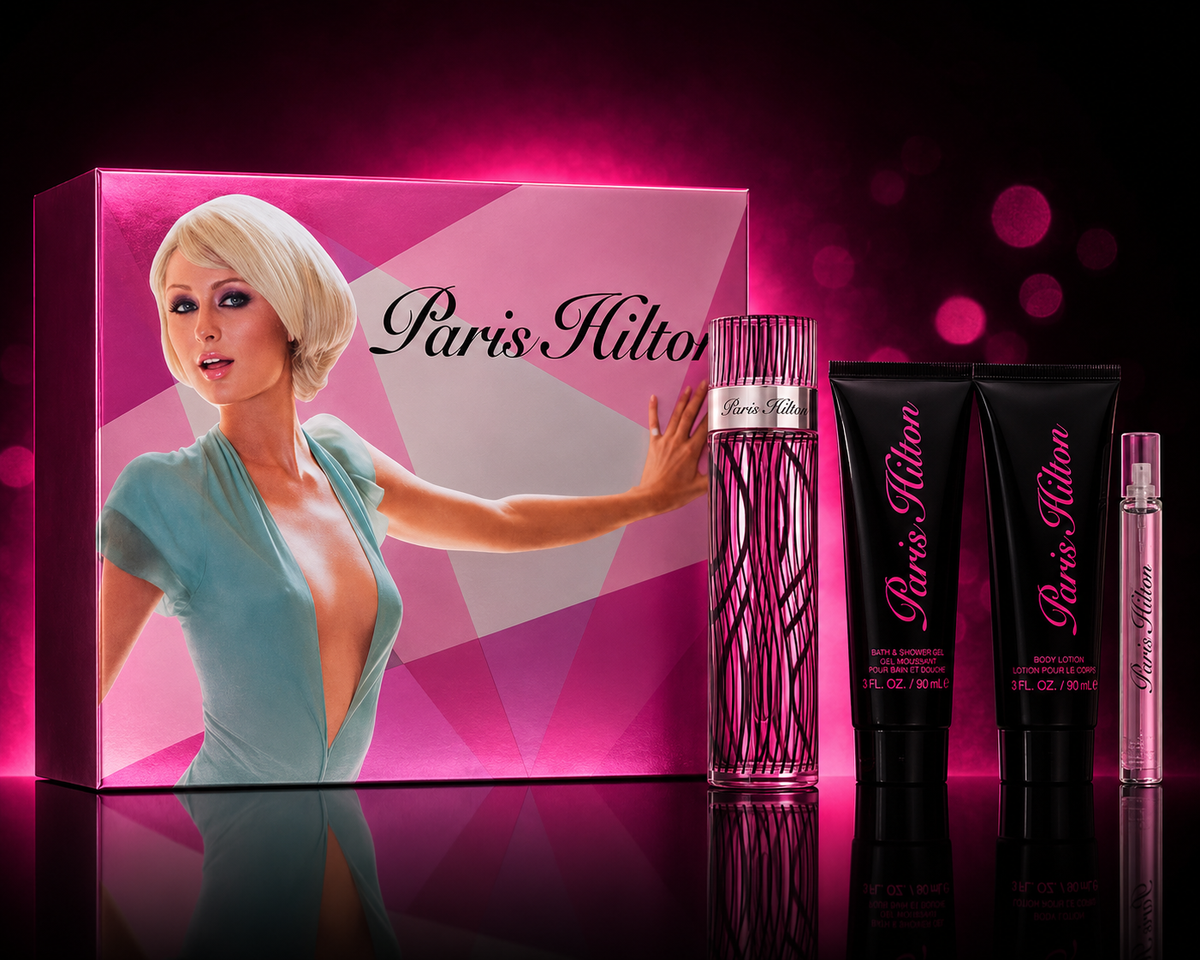 PARIS HILTON SET 4 PIEZAS