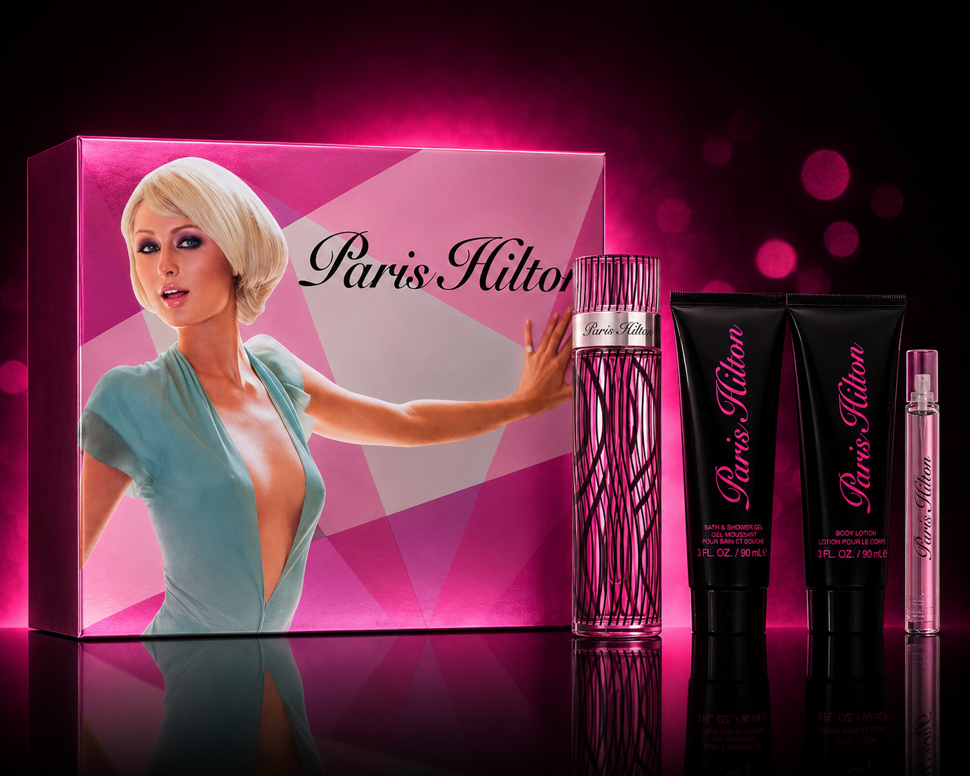 PARIS HILTON SET 4 PIEZAS
