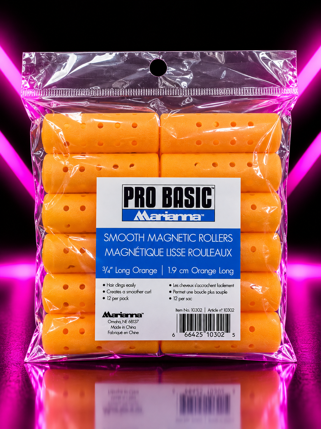 PRO BASIC MARIANNA – RULOS MAGNÉTICOS 3/4" – 12 PCS