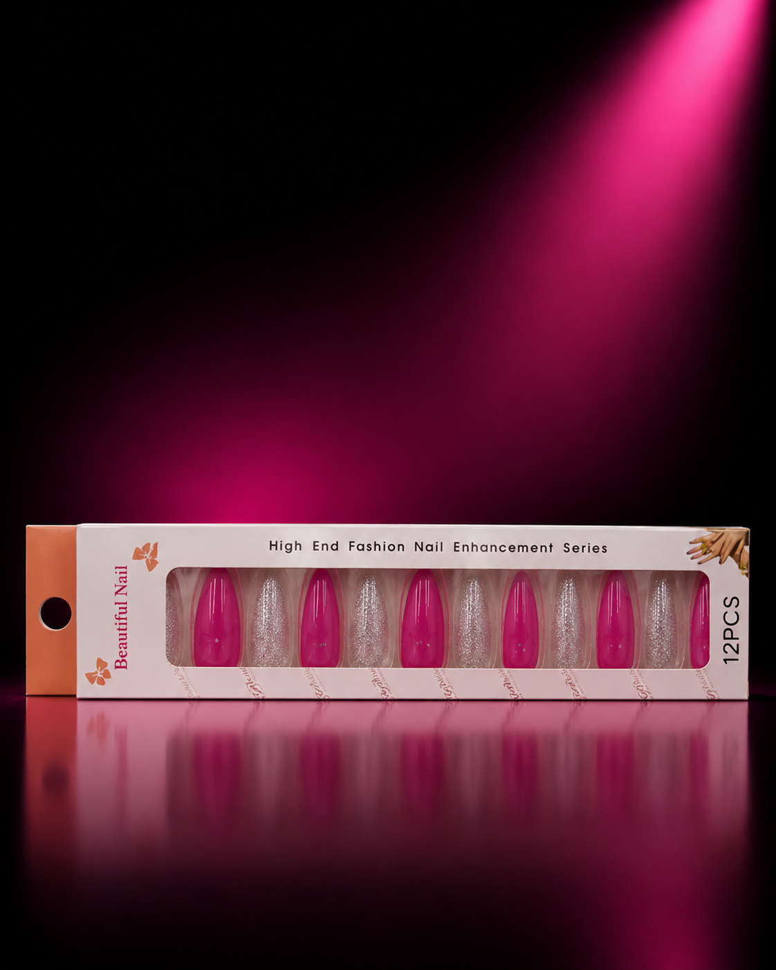 PRESS-ON NAILS 12 PCS