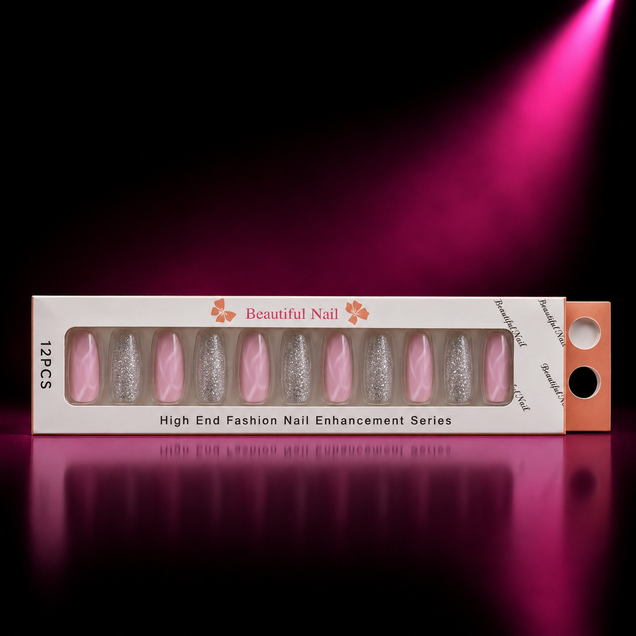 PRESS-ON NAILS 12 PCS