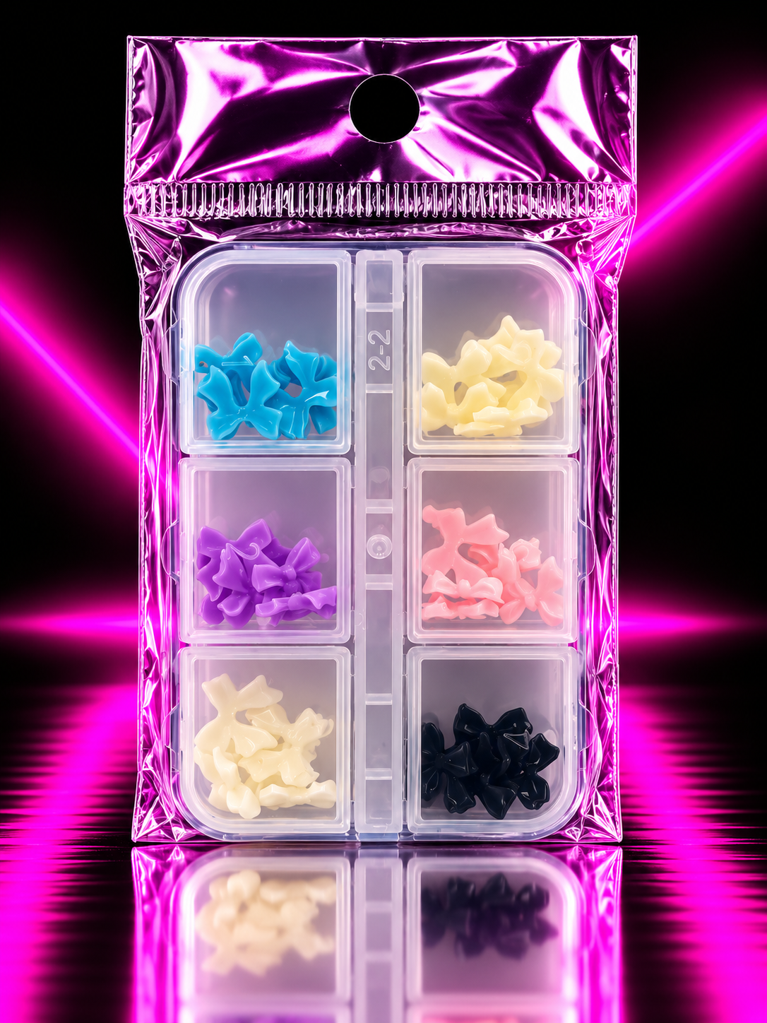 LAZOS Y MARIPOSAS 3D PARA UÑAS