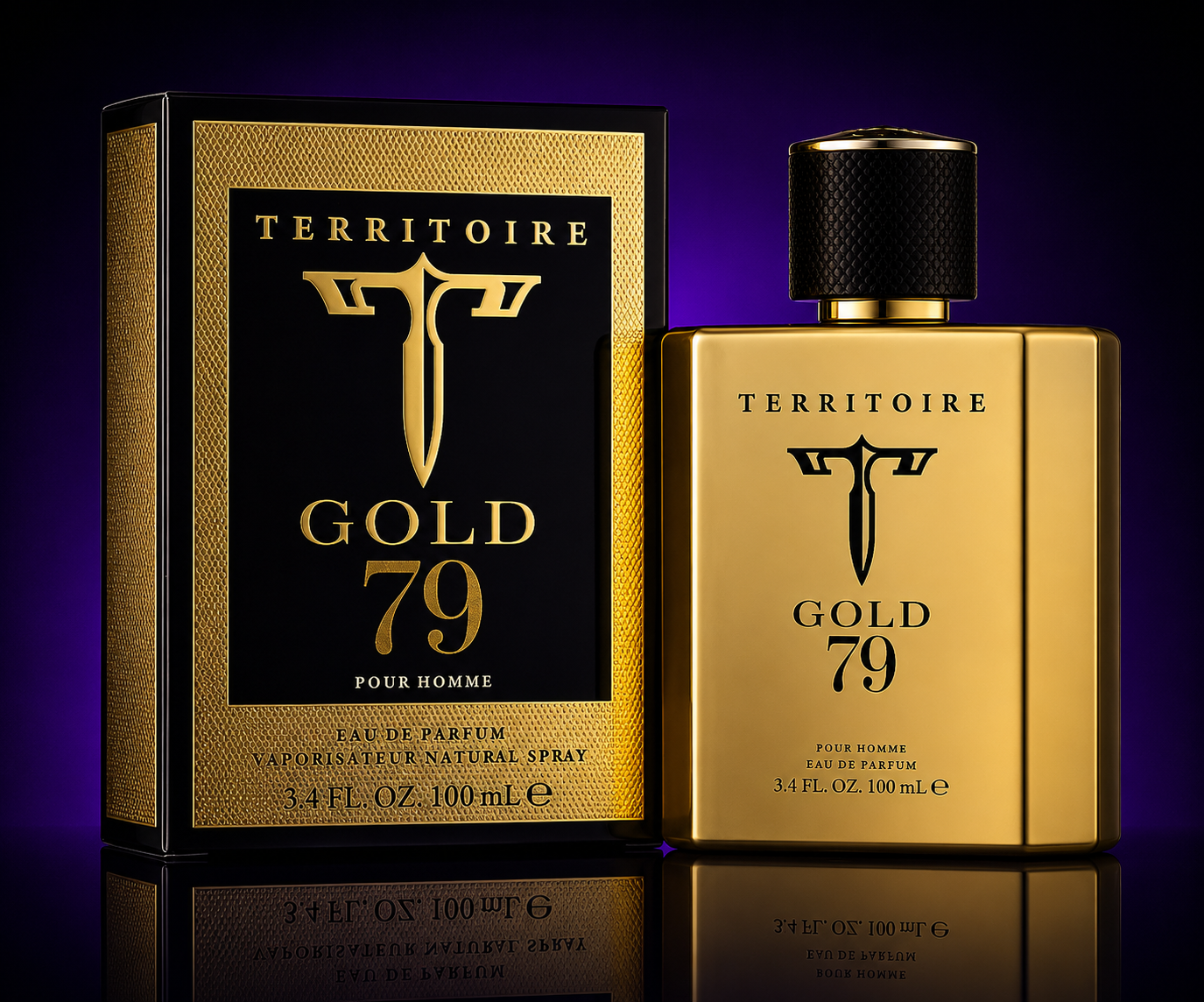 Territoire Gold 79 Pour Homme