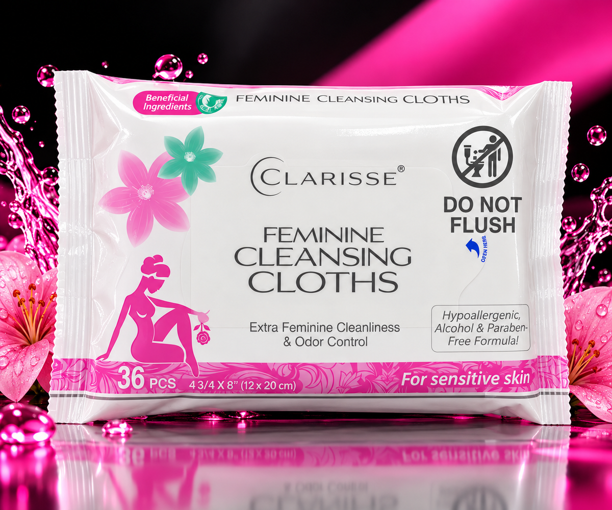 CLARISSE FEMININE CLEANSING CLOTHS