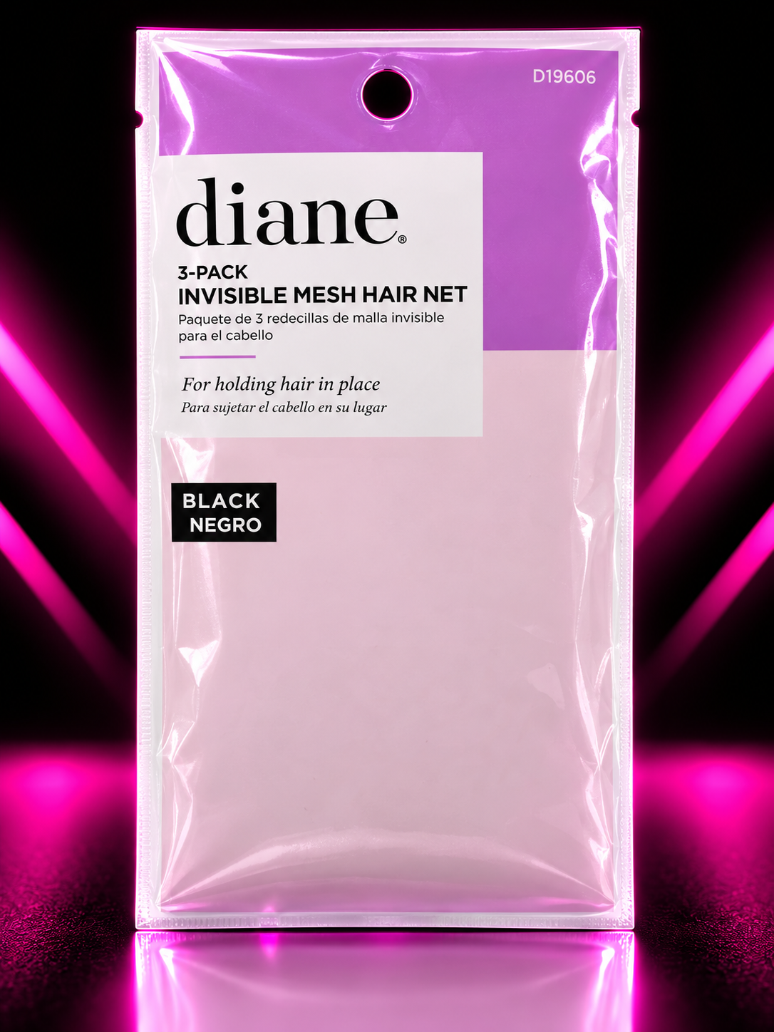 DIANE – REDECILLA INVISIBLE PARA CABELLO 3 PCS