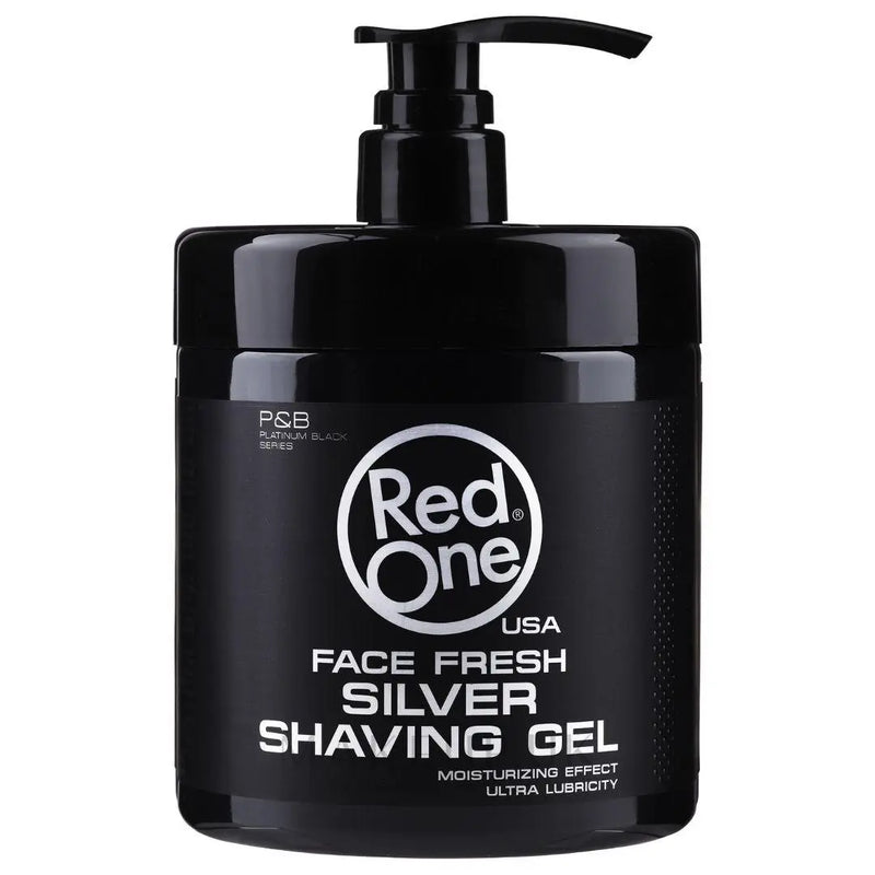 RED ONE SHAVING GEL SILVER 34 oz