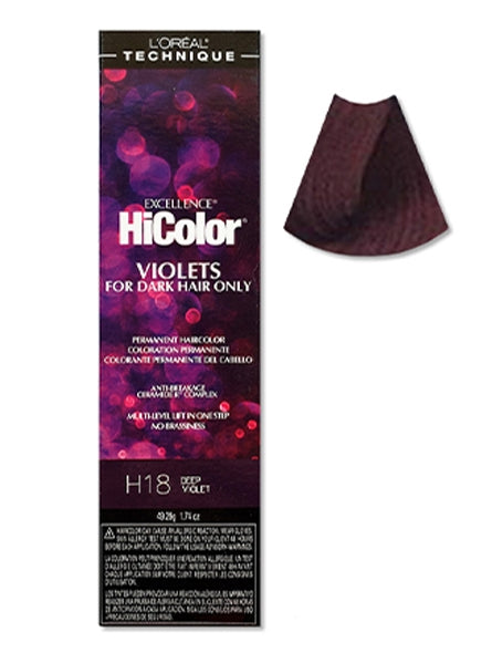 Hicolor Advertisements Loreal Hicolor H18 Deep Violet – Beauty Express