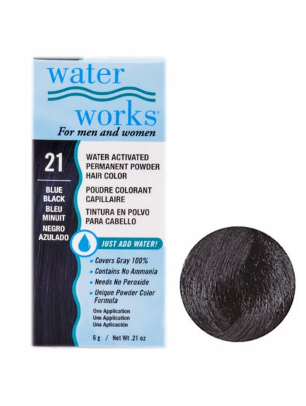 Water Works Blue Black